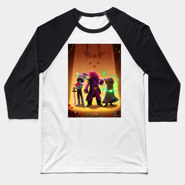 DELTARUNE Baseball T-Shirt by pigdragon